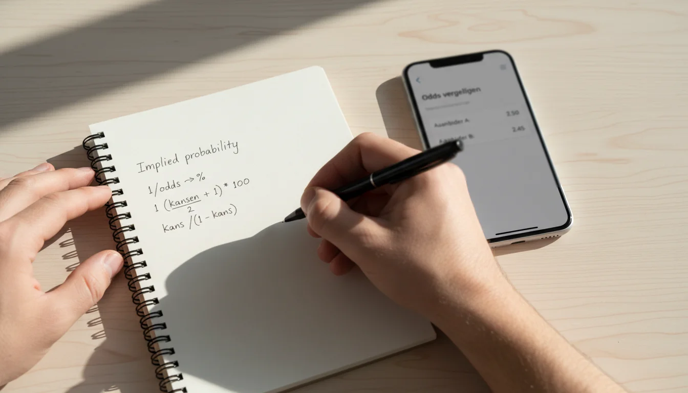 Wedder berekent implied probability van F1 odds