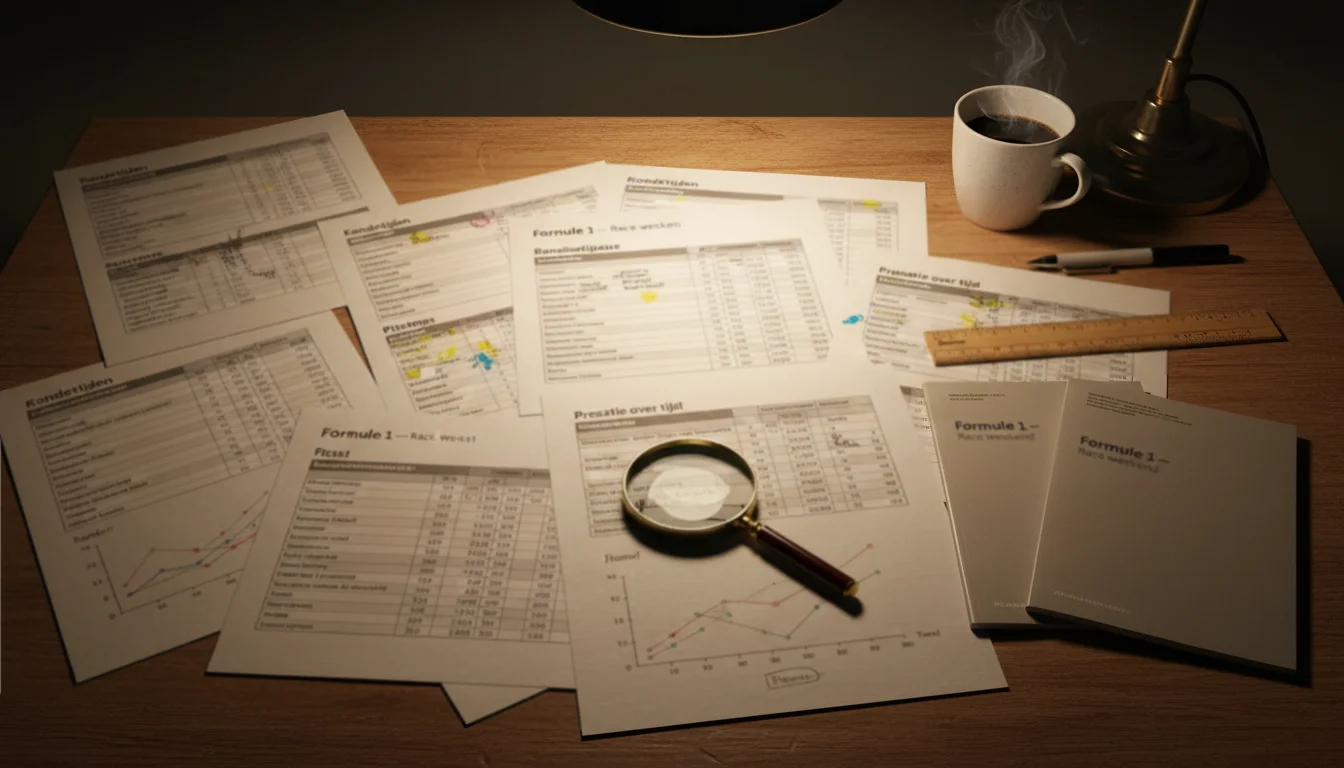 F1 data-analyse met grafieken en statistieken